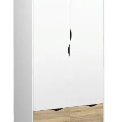 Tvilum Delta Vaatekaappi Valkoinen/tammi -Veke Myymälä 7539649ak 378716 web