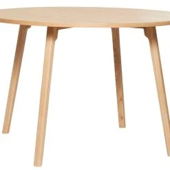 Hübsch Ground Pyöreä Ruokapöytä 115 Cm, Tammi -Veke Myymälä 880305f