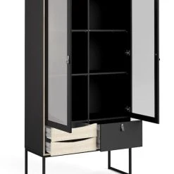 Tvilum Stubbe Vitriini 100 Musta/tammi -Veke Myymälä 88201gmak 743583