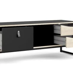 Tvilum Stubbe Tv-taso 120 Musta/tammi -Veke Myymälä 88206gmak 743599