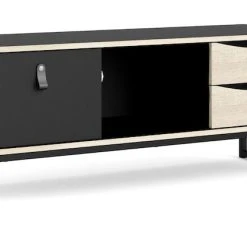 Tvilum Stubbe Tv-taso 120 Musta/tammi -Veke Myymälä 88206gmak 743601