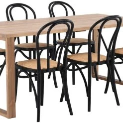 Veke Honka-Wienberg 6-hengen Ruokailuryhmä Antiikki/musta -Veke Myymälä 91600606 witmr 2