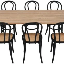 Veke Honka-Wienberg 6-hengen Ruokailuryhmä Antiikki/musta -Veke Myymälä 91600606 witmr 3