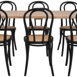 Veke Honka-Wienberg 6-hengen Ruokailuryhmä Antiikki/musta -Veke Myymälä 91600606 witmr 4