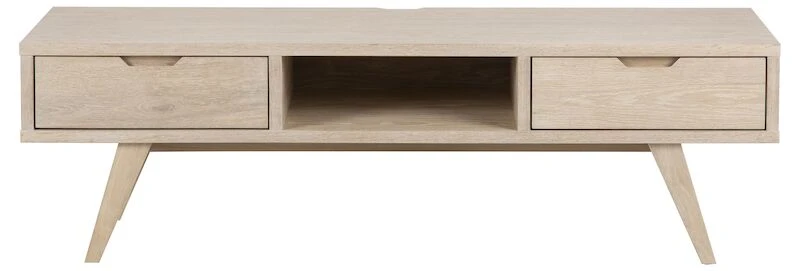 Ei Brändiä A-Line Tv-taso 150x40x45 Cm Valkoöljytty Tammi 4 Ei Brändiä A-Line Tv-taso 150x40x45 Cm Valkoöljytty Tammi - Image 2