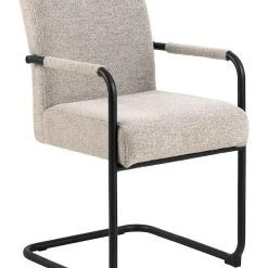 Ei Brändiä Adele Tuoli Beige Monza 60, Mustat Jalat -Veke Myymälä Adele tuoli beige monza 60 mustat jalat