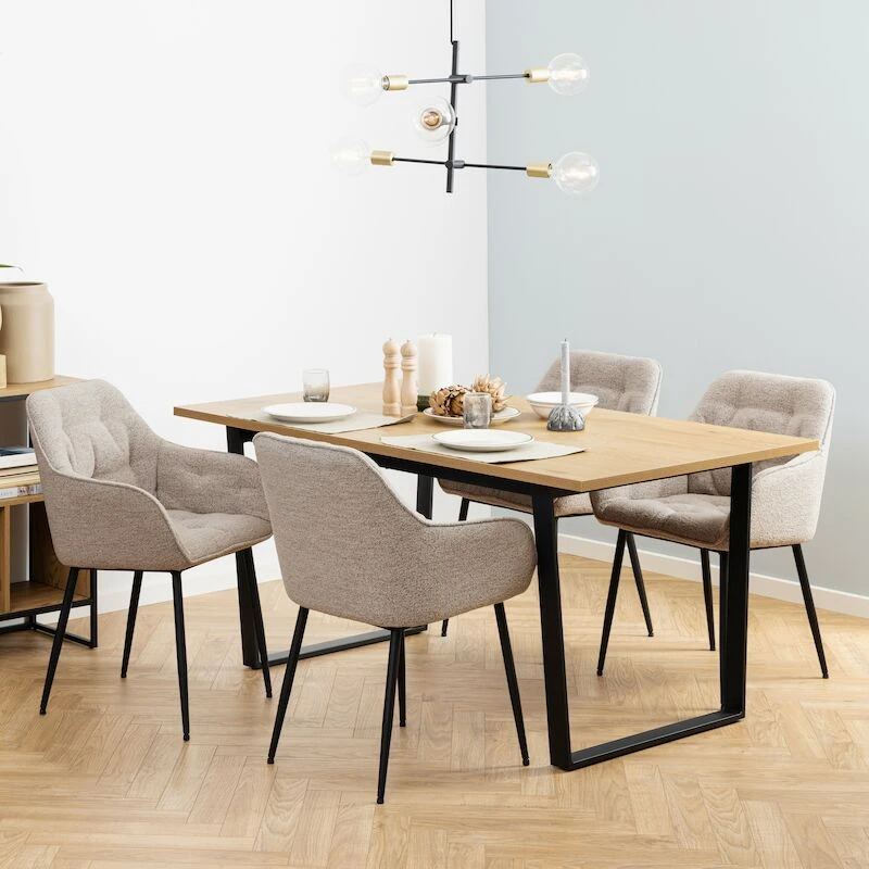 Ei Brändiä Amble Ruokapöytä 160x90 Cm Villitammi 7 Ei Brändiä Amble Ruokapöytä 160x90 Cm Villitammi - Image 5