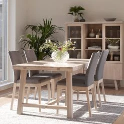 Rowico Brooklyn Ruokapöytä 95x170 Tummanruskea Tammi -Veke Myymälä Brooklyn dining table Whitewash 108536 8