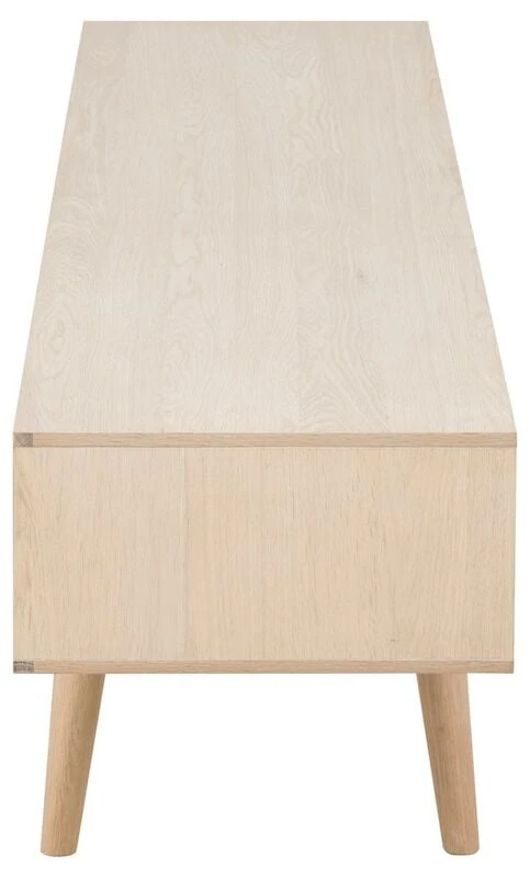 Ei Brändiä Century Tv-taso 160x38x43 Cm Valkoöljytty Tammi 4 Ei Brändiä Century Tv-taso 160x38x43 Cm Valkoöljytty Tammi - Image 2