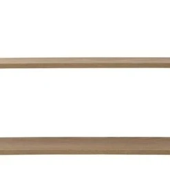 Day Seinähylly 2-osainen 60x33x15 Cm Musta/luonnonväri