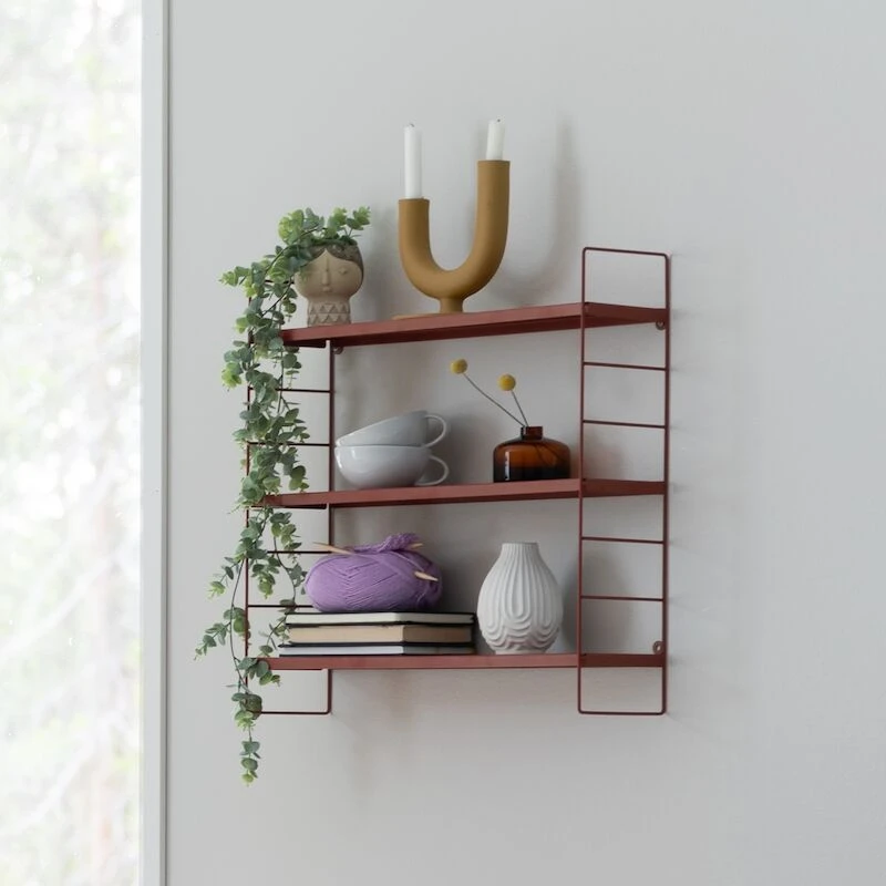 Day Seinähylly 3-hyllyllä Punainen 5 Day Seinähylly 3-hyllyllä Punainen - Image 3