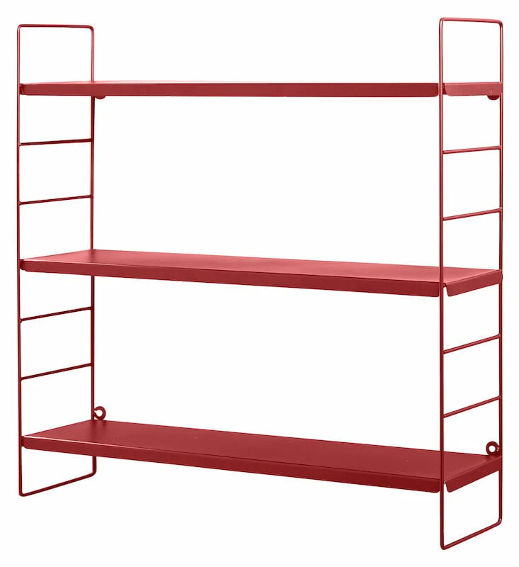 Day Seinähylly 3-hyllyllä Punainen 3 Day Seinähylly 3-hyllyllä Punainen