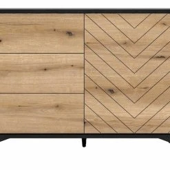 Eureka Dumont Lipasto 104x39x77 Cm Tammi/musta