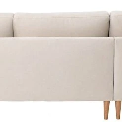 Veke Elegant Avokulmasohva Vasen Beige, Bloq05, Tammijalat