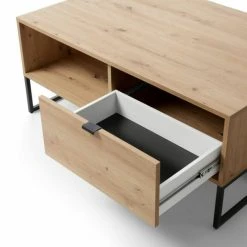 Eureka Fore Sohvapöytä 104x68 Cm Tammi/musta -Veke Myymälä Fore sohvapoyta 104x68 cm tammi musta 1