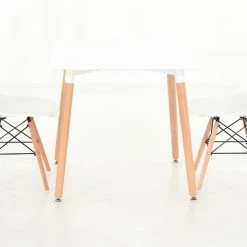 Veke Fox-Elea 2-hengen Ruokailuryhmä Valkoinen/luonnonväri