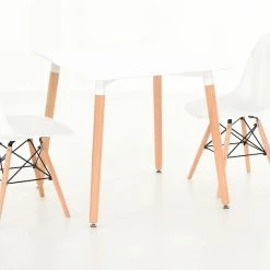 Veke Fox-Elea 2-hengen Ruokailuryhmä Valkoinen/luonnonväri -Veke Myymälä Fox Elea 2 hengen ruokailuryhma valkoinen luonnonvari 1 1