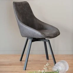 Rowico Alison Tuoli Tummanharmaa -Veke Myymälä Fred Matbord 117440 Alison stol 117762 Everett Vitrin 118788 16