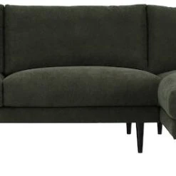 Veke Huurre Divaanisohva Oikea Tummanvihreä,Bloq 162,Jalka J-138 Musta -Veke Myymälä HUURRE 02R BL162
