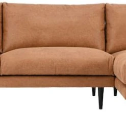 Veke Huurre Divaanisohva Oikea Konjakki,Colorado 603,Jalka J-138 Musta -Veke Myymälä HUURRE 02R CO603