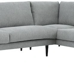 Veke Huurre Avokulmasohva Oikea Harmaa,Bloq 167,Jalka J-138 Musta -Veke Myymälä HUURRE 06R BL167 1