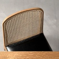 Hans K Racquet Tuoli öljytty Tammi/musta Bonded -Veke Myymälä Hans K Racquet tuoli 1