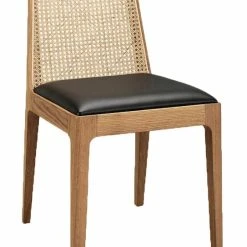 Hans K Racquet Tuoli öljytty Tammi/musta Bonded