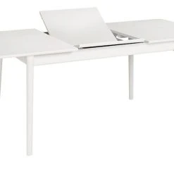 Hans K ZigZag Jatkettava Bf Ruokapöytä 140x90+53cm Valkoinen
