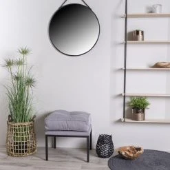 House Nordic Eindhoven Seinähylly Musta/puu -Veke Myymälä HouseNordic Eindhoven seinahylly 5