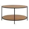 House Nordic Vita Pyöreä Sohvapöytä Ø80 Cm Tammi/musta -Veke Myymälä House nordic vita pyorea sohvapoyta 80cm tammi musta 2