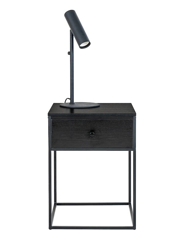 House Nordic Vita Yöpöytä 1-laatikolla Musta 6 House Nordic Vita Yöpöytä 1-laatikolla Musta - Image 4