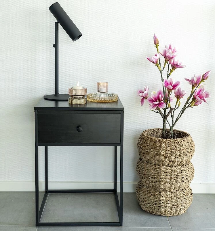 House Nordic Vita Yöpöytä 1-laatikolla Musta 7 House Nordic Vita Yöpöytä 1-laatikolla Musta - Image 5