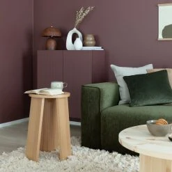 Hübsch Split Triple Jakkara ø35xh55cm, Tammi -Veke Myymälä Hubsch Split Triple pyorea jakkara O35cm