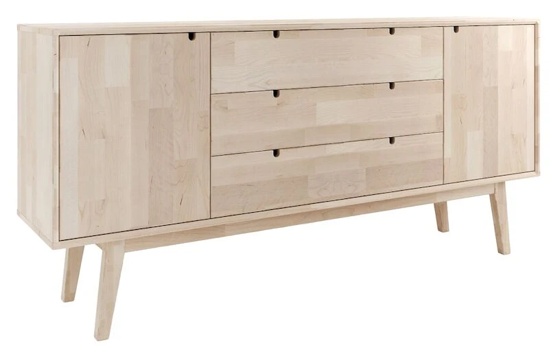 Kiteen Notte Senkki 160x36x75 Cm Koivu/lakattu 4 Kiteen Notte Senkki 160x36x75 Cm Koivu/lakattu - Image 2