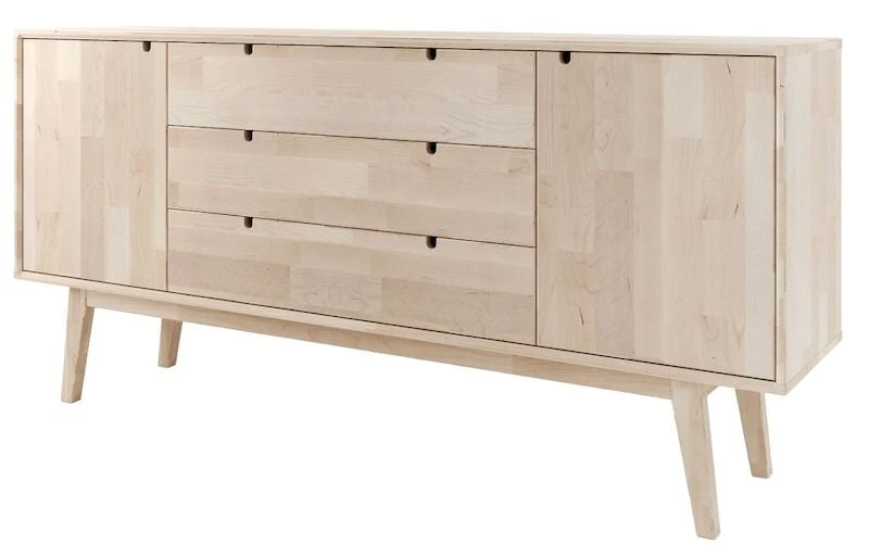 Kiteen Notte Senkki 160x36x75 Cm Koivu/lakattu 5 Kiteen Notte Senkki 160x36x75 Cm Koivu/lakattu - Image 3