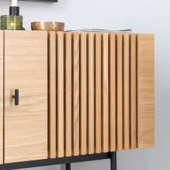 Veke Korte Tv-taso 180x42x70 Cm Tammi/musta -Veke Myymälä Korte tv taso 180 tammi musta