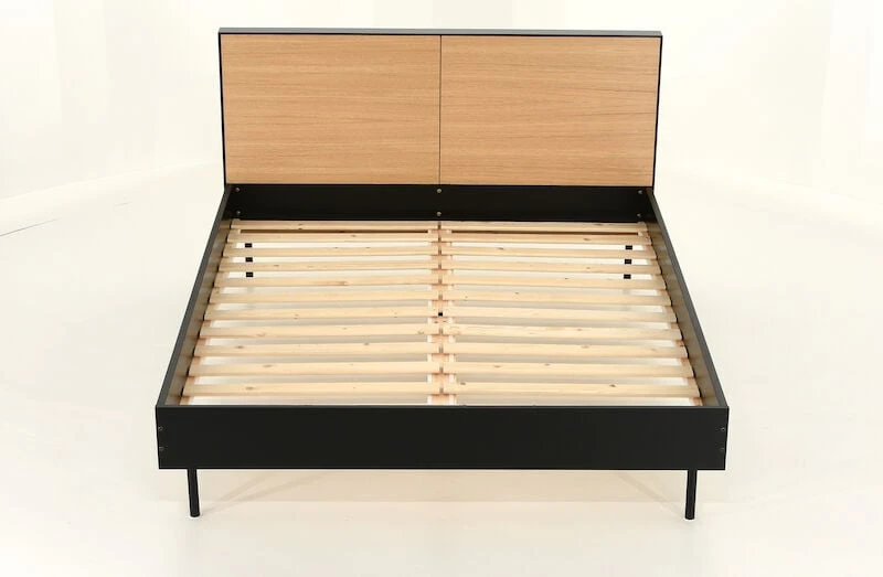 Veke Koto Sänky 160x200 Cm Musta/tammi 8 Veke Koto Sänky 160x200 Cm Musta/tammi - Image 6