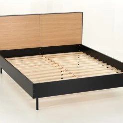 Veke Koto Sänky 160x200 Cm Musta/tammi 11 Veke Koto Sänky 160x200 Cm Musta/tammi -Veke Myymälä Koto sanky 160x200 cm musta tammi 6411940 1 1