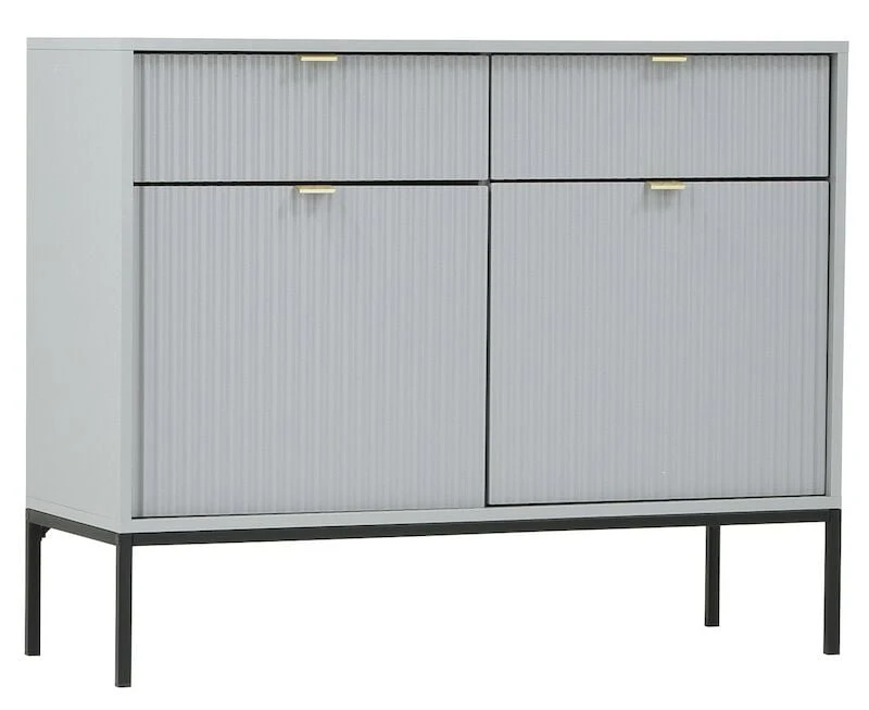 Veke Latte Lipasto 104x39x83 Cm Harmaa 4 Veke Latte Lipasto 104x39x83 Cm Harmaa - Image 2