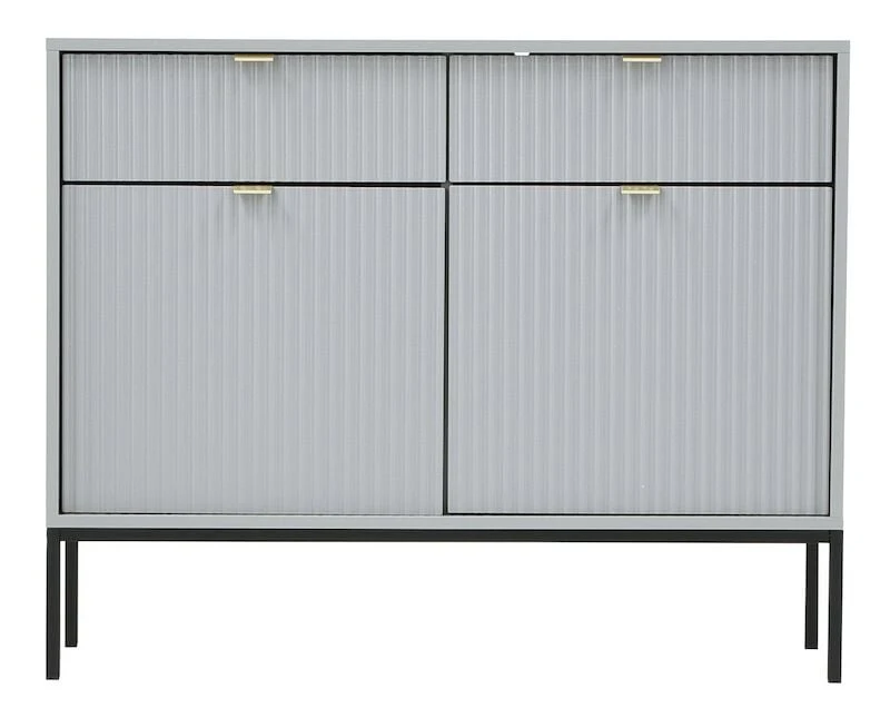 Veke Latte Lipasto 104x39x83 Cm Harmaa 6 Veke Latte Lipasto 104x39x83 Cm Harmaa - Image 4