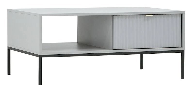 Eureka Latte Sohvapöytä 104x68 Cm Harmaa 4 Eureka Latte Sohvapöytä 104x68 Cm Harmaa - Image 2