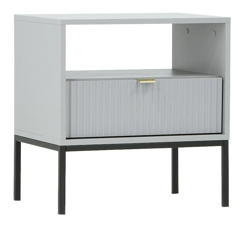 Eureka Latte Yöpöytä 54x39 Cm Harmaa 4 Eureka Latte Yöpöytä 54x39 Cm Harmaa - Image 2