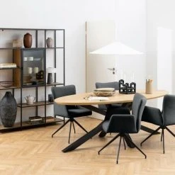 Ei Brändiä Laura Tuoli Tummanharmaa Basel 19, Mustat Jalat 13 Ei Brändiä Laura Tuoli Tummanharmaa Basel 19, Mustat Jalat -Veke Myymälä Laura tuoli tummanharmaa Basel19 miljoo1