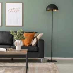 Veke Poukama Sohvapöytä 60x80 Savunharmaa Tammikansi/mustat Metallijalat -Veke Myymälä Lucide siemon lattiavalaisin musta miljoossa web 10 1