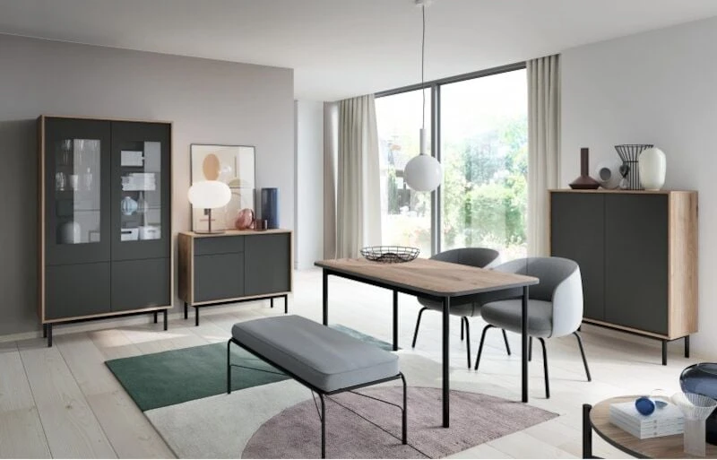 Eureka Milo Senkki 104x39 Cm Tammi/harmaa 4 Eureka Milo Senkki 104x39 Cm Tammi/harmaa - Image 2