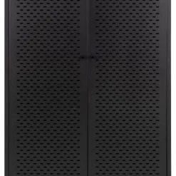 Ei Brändiä Newcastle Korkea Kaappi 80x40x160 Cm Mattamusta -Veke Myymälä Newcastle korkea kaappi mattamusta 1