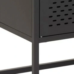 Ei Brändiä Newcastle Korkea Kaappi 80x40x160 Cm Mattamusta -Veke Myymälä Newcastle korkea kaappi mattamusta 5