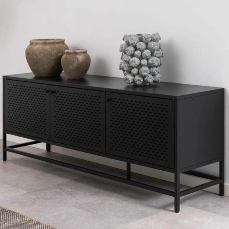 Ei Brändiä Newcastle Tv-taso 160x40x60 Cm Mattamusta 5 Ei Brändiä Newcastle Tv-taso 160x40x60 Cm Mattamusta - Image 3