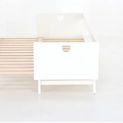 Kiteen Notte Vuodesohva Käsinojilla 190x75/140, Valkoinen -Veke Myymälä Notte vuodesohva kasinojilla 200x75140 valkoinen