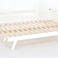 Kiteen Notte Vuodesohva Käsinojilla 190x75/140, Valkoinen -Veke Myymälä Notte vuodesohva kasinojilla 200x75140 valkoinen 1